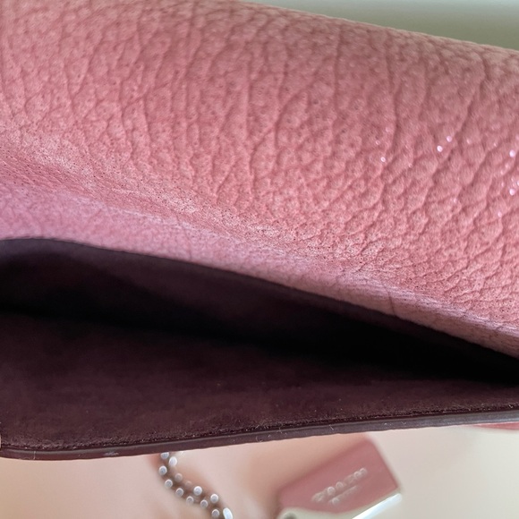 Coach Bowery Crossbody Bag in Glitter Rose / Silver - Picture 6 of 13